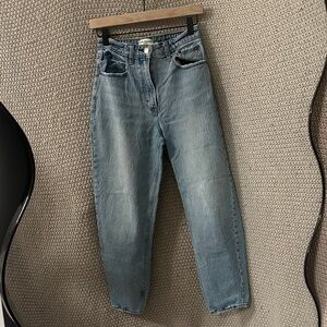 Abercrombie & Fitch Light Blue 80s Mom High Rise Short CURVE LOVE +free shipping